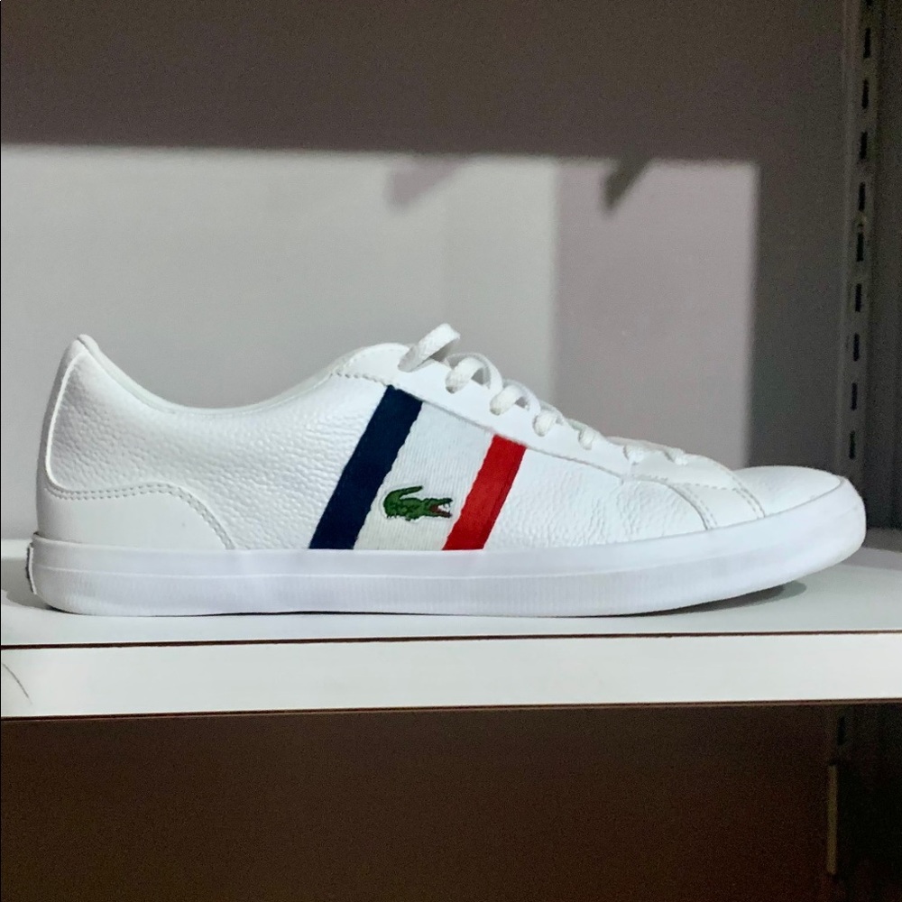 White Lacoste Tennis Shoes